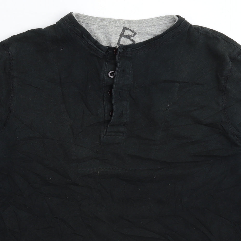 Preworn Mens Black    T-Shirt Size S