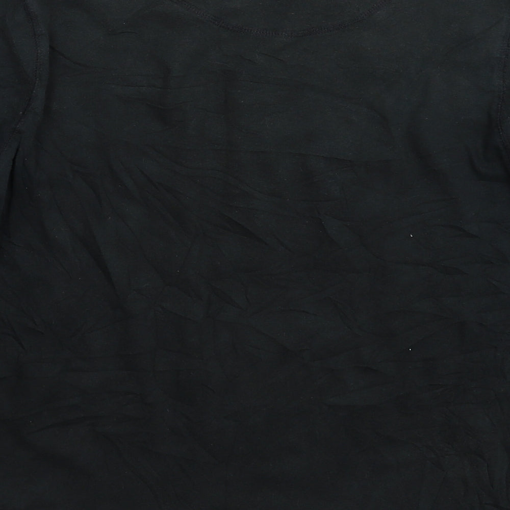 Preworn Mens Black    T-Shirt Size S