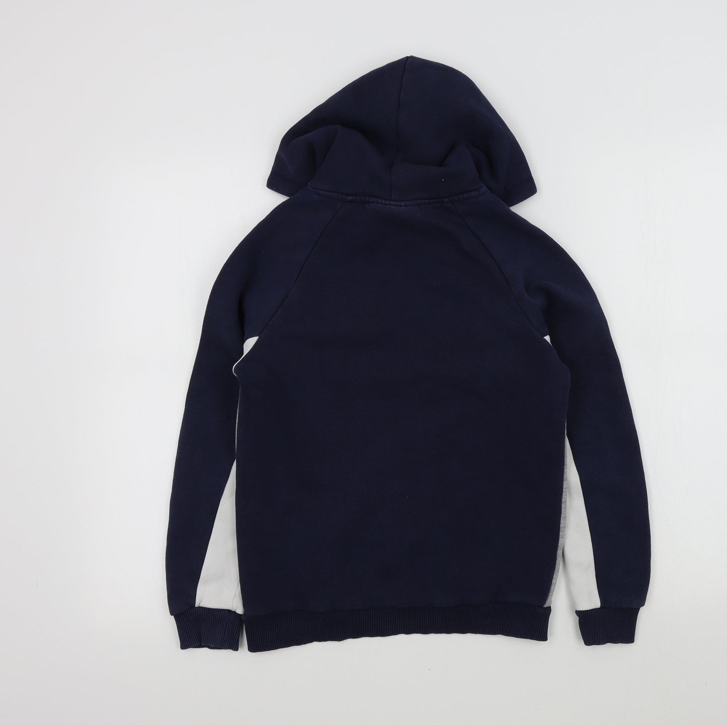 Hersey Boys Blue Colourblock  Pullover Hoodie Size 10-11 Years