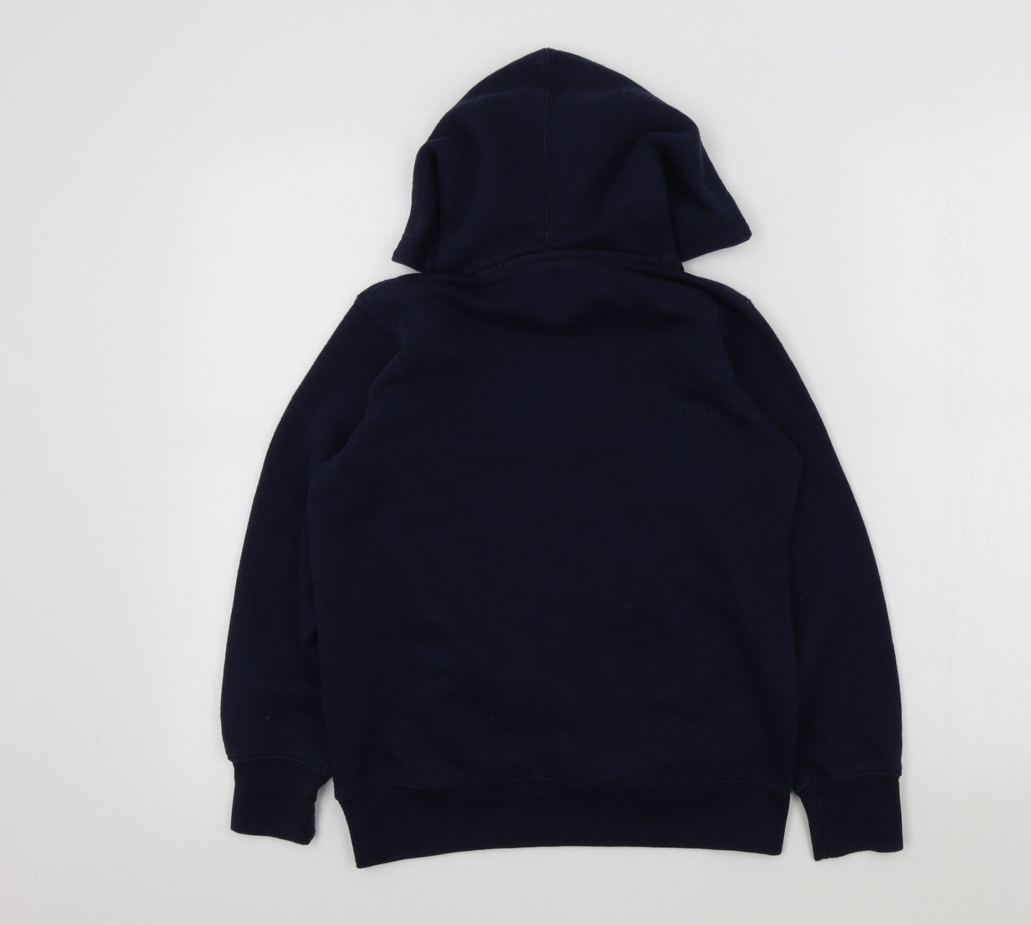 manav Boys Blue Colourblock  Pullover Hoodie Size L  - welsh dragon cymru