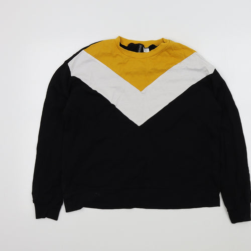 H&M Womens Black   Pullover Jumper Size M