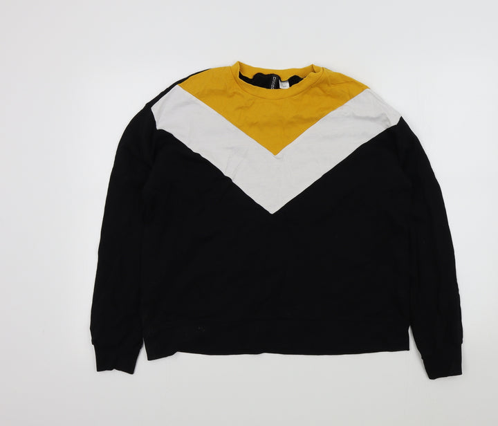 H&M Womens Black Pullover Jumper Size M