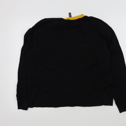H&M Womens Black   Pullover Jumper Size M
