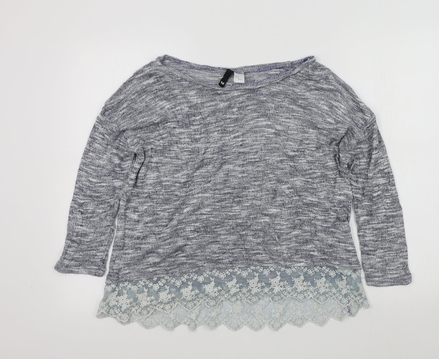 H&M Womens Blue   Pullover Jumper Size M