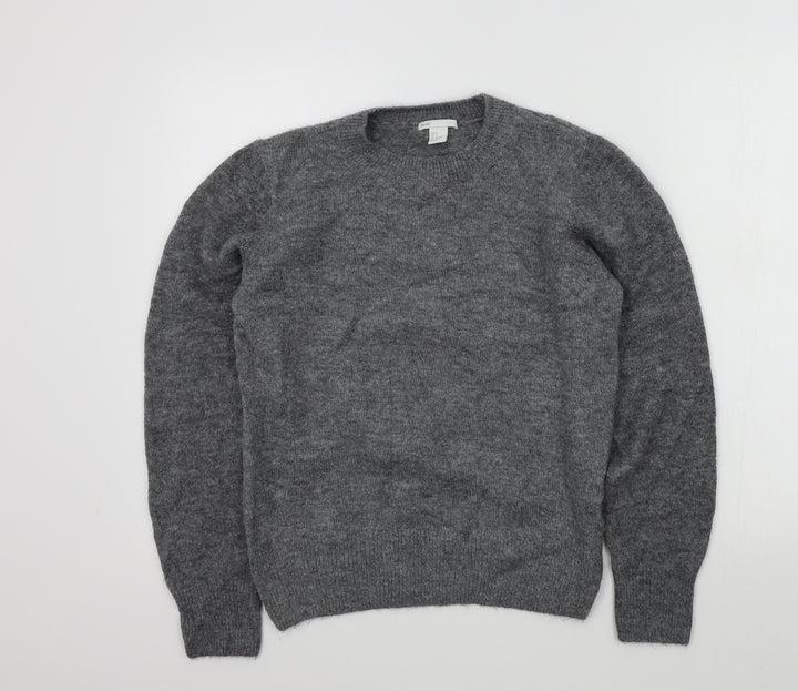 H&M Womens Grey Pullover Jumper Size S
