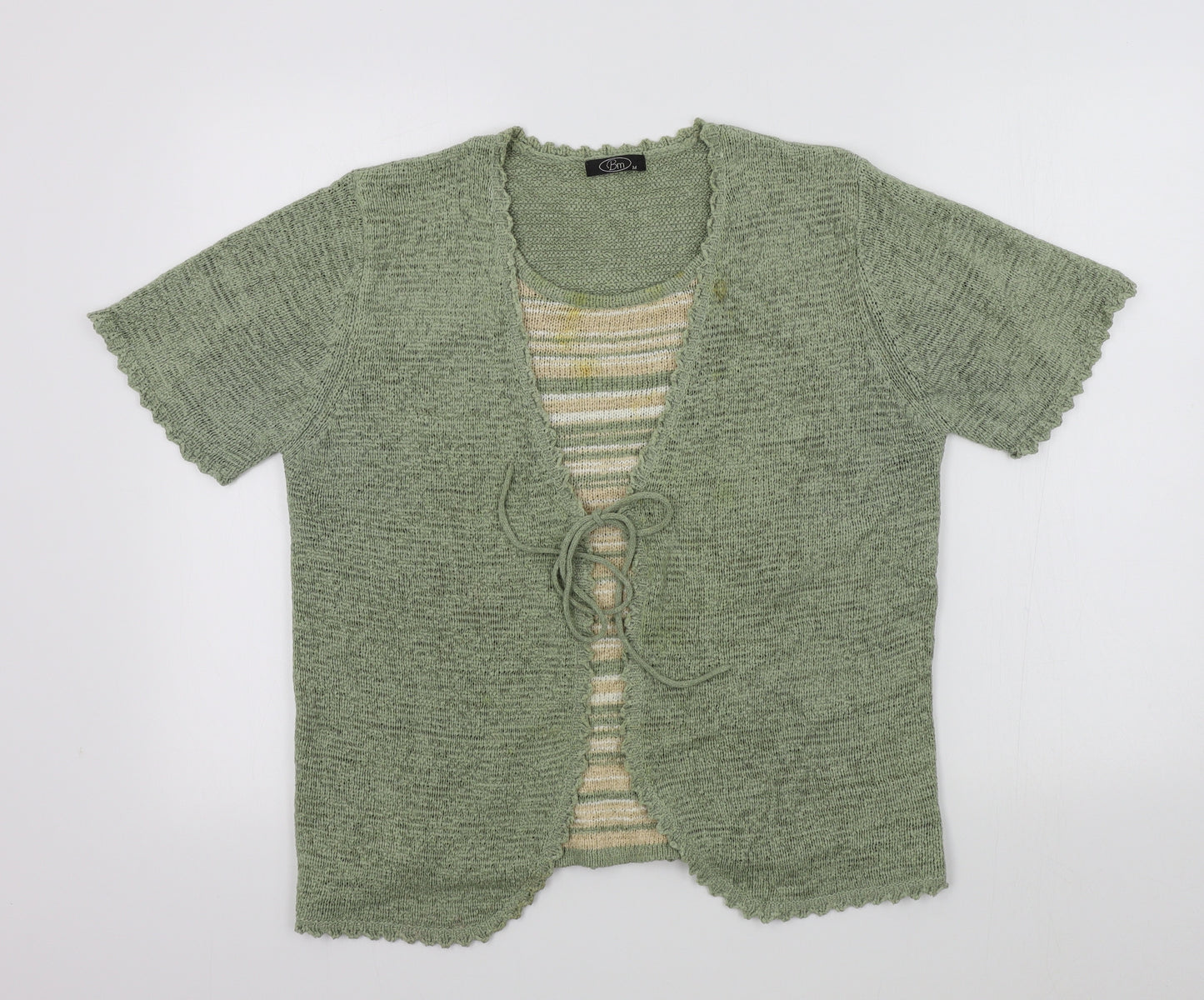 BM Womens Green   Pullover Jumper Size M