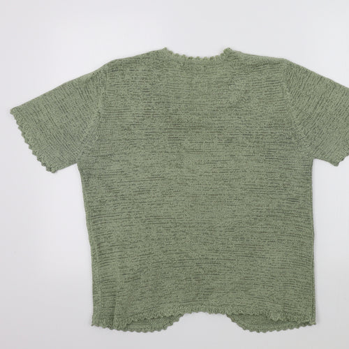 BM Womens Green   Pullover Jumper Size M