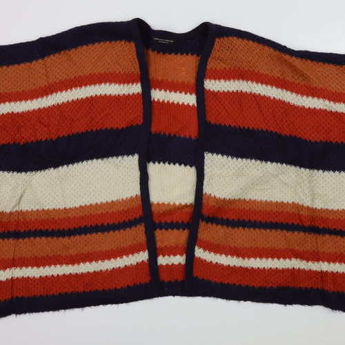 dorothy perking Womens Orange Striped  Cardigan Jumper Size S