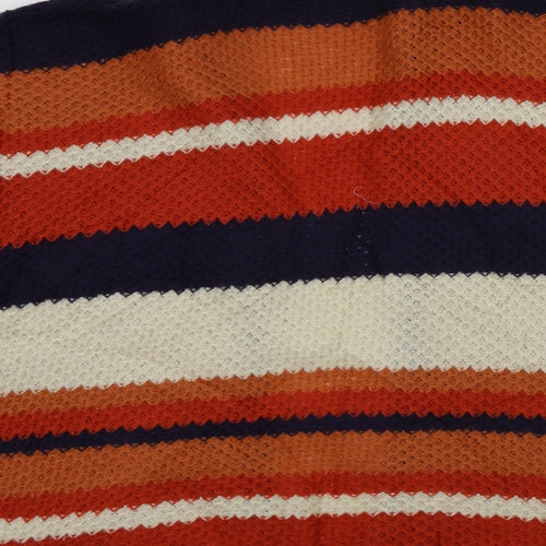 dorothy perking Womens Orange Striped  Cardigan Jumper Size S