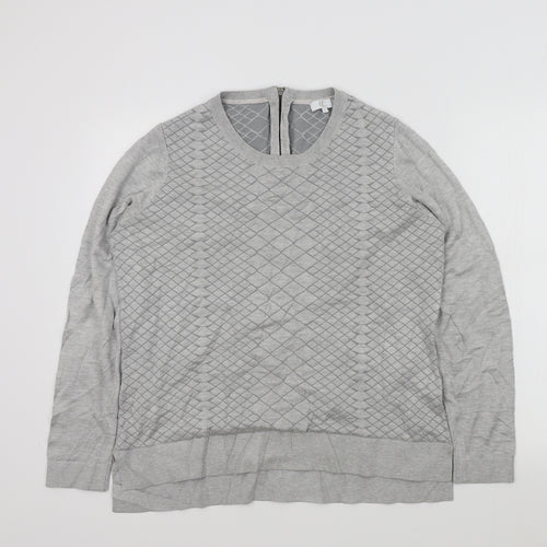 Country Casuals Womens Grey   Pullover Jumper Size L
