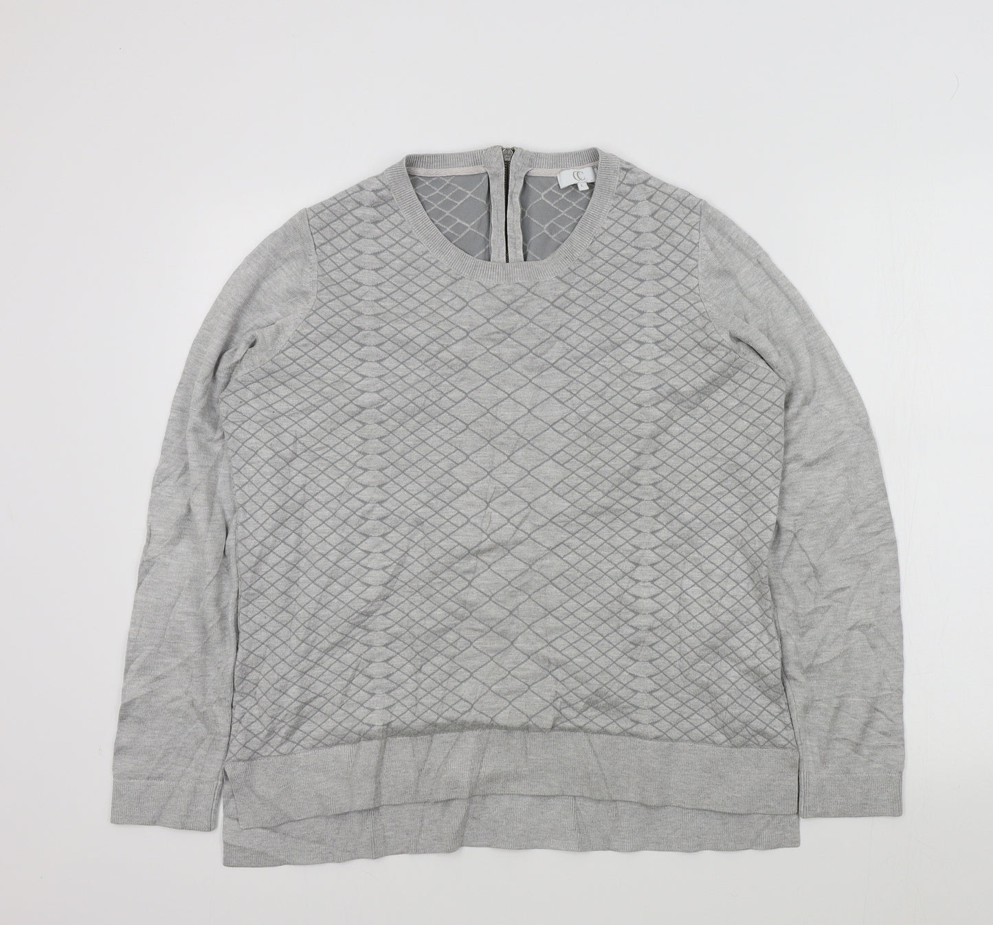 Country Casuals Womens Grey   Pullover Jumper Size L