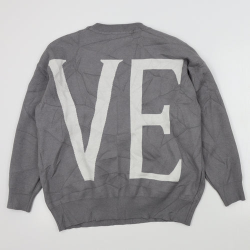 AX Womens Grey   Pullover Jumper Size M