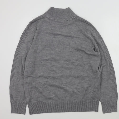 George Mens Grey   Pullover Jumper Size L  - t-shirt neck