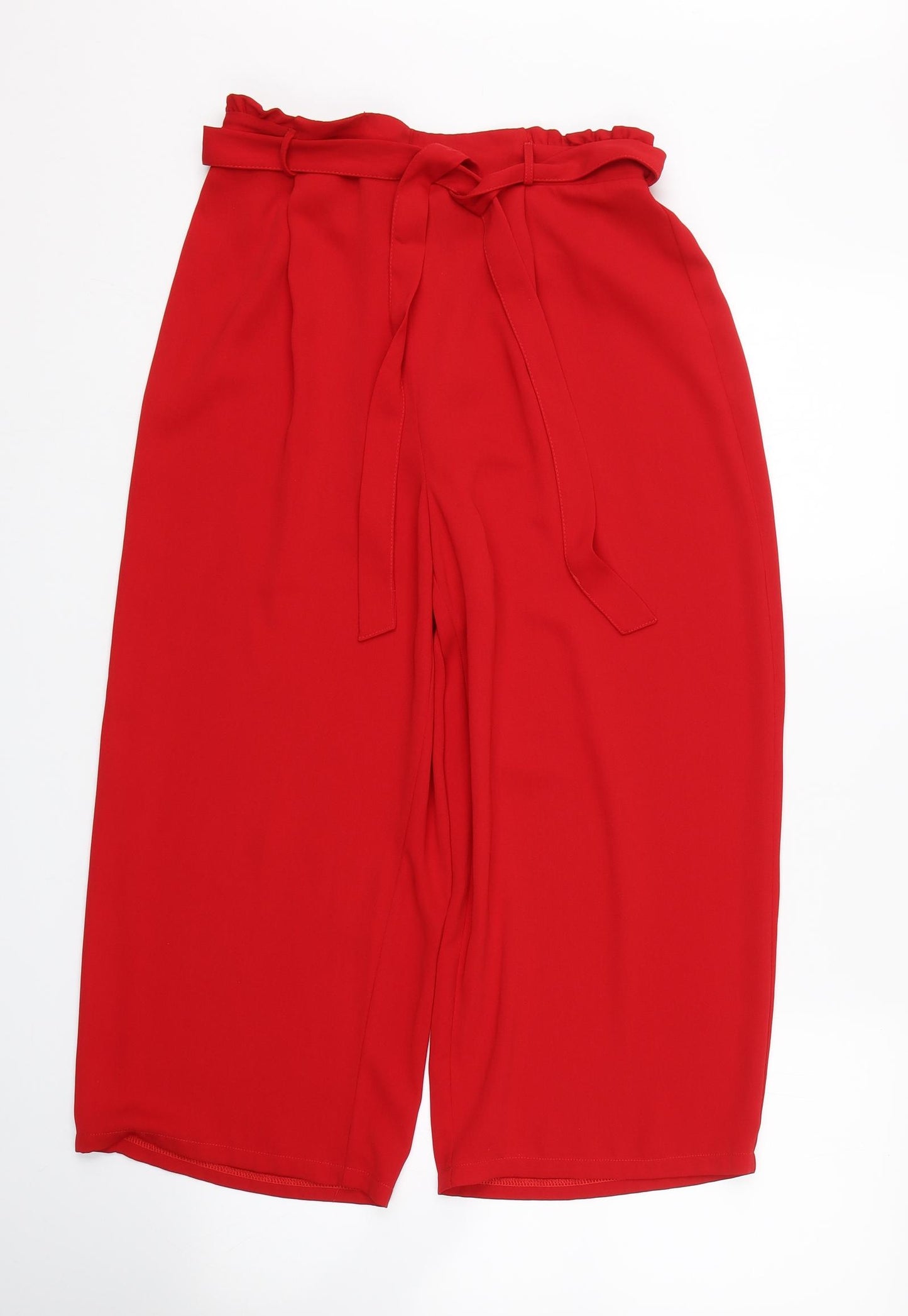 Primark Womens Red   Capri Trousers Size 8 L20 in