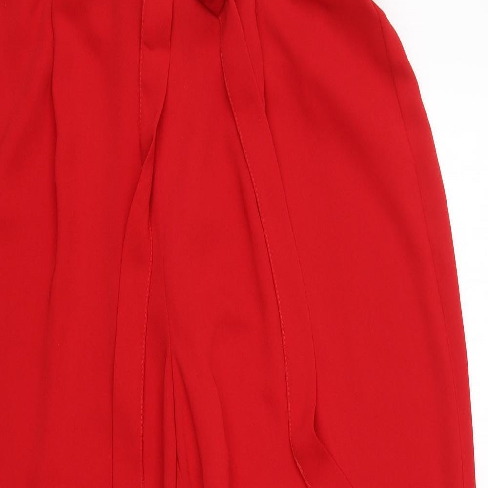 Primark Womens Red   Capri Trousers Size 8 L20 in