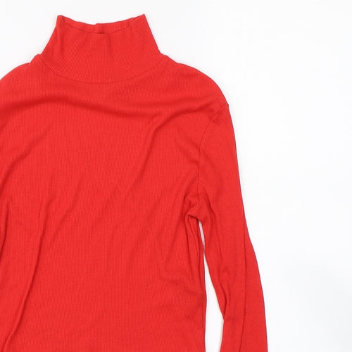 Cooperative Womens Red   Wrap T-Shirt Size S
