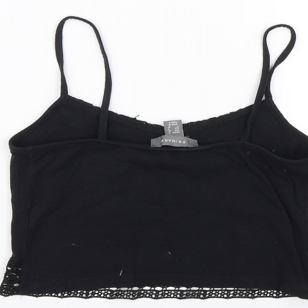 Primark Womens Blue   Cropped Tank Size 8