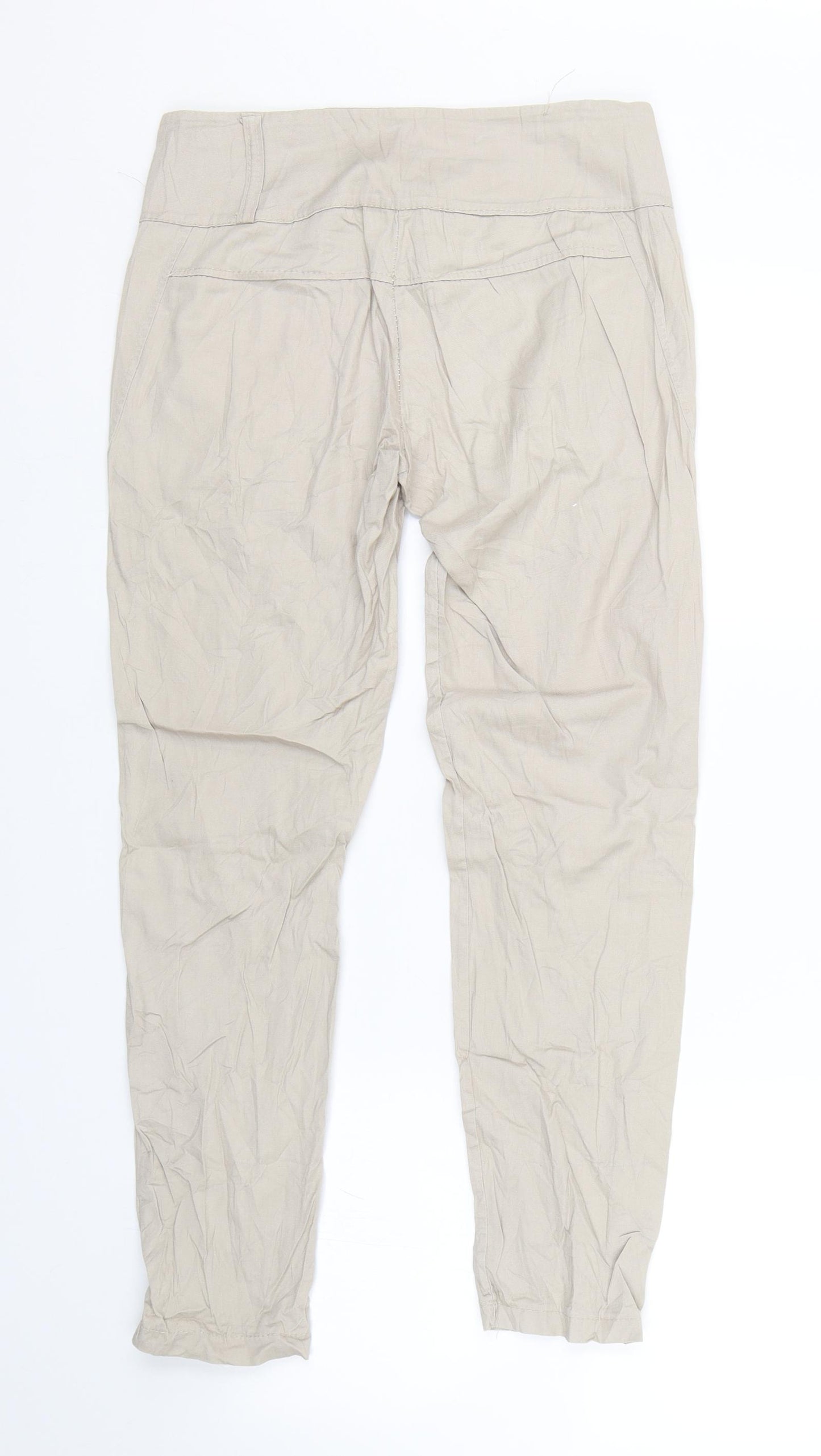 Preworn Womens Beige   Trousers  Size S L25 in