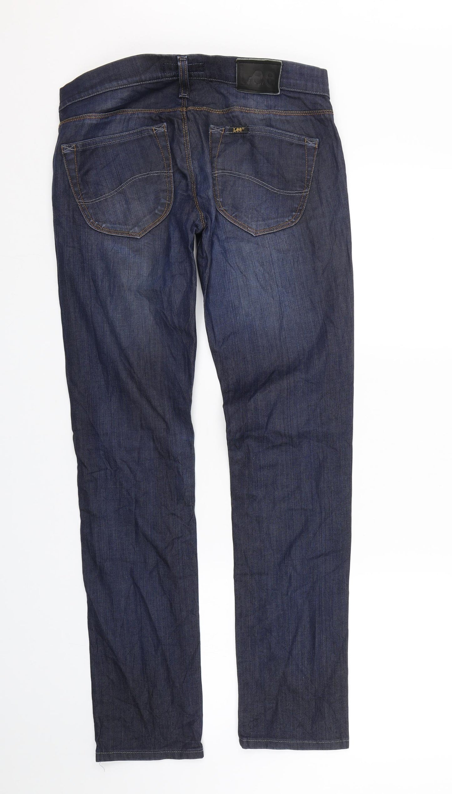 Lee  Womens Blue  Denim Skinny Jeans Size 27 L29.5 in