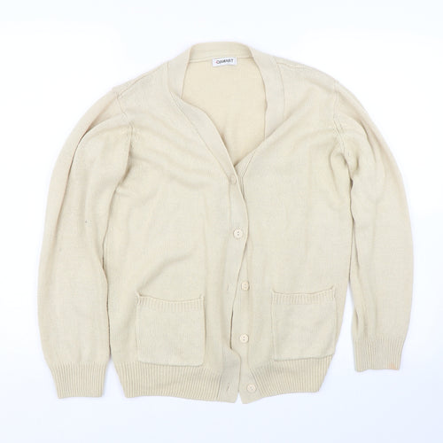 Damart Womens Beige   Cardigan Jumper Size 10