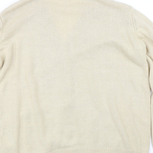 Damart Womens Beige   Cardigan Jumper Size 10