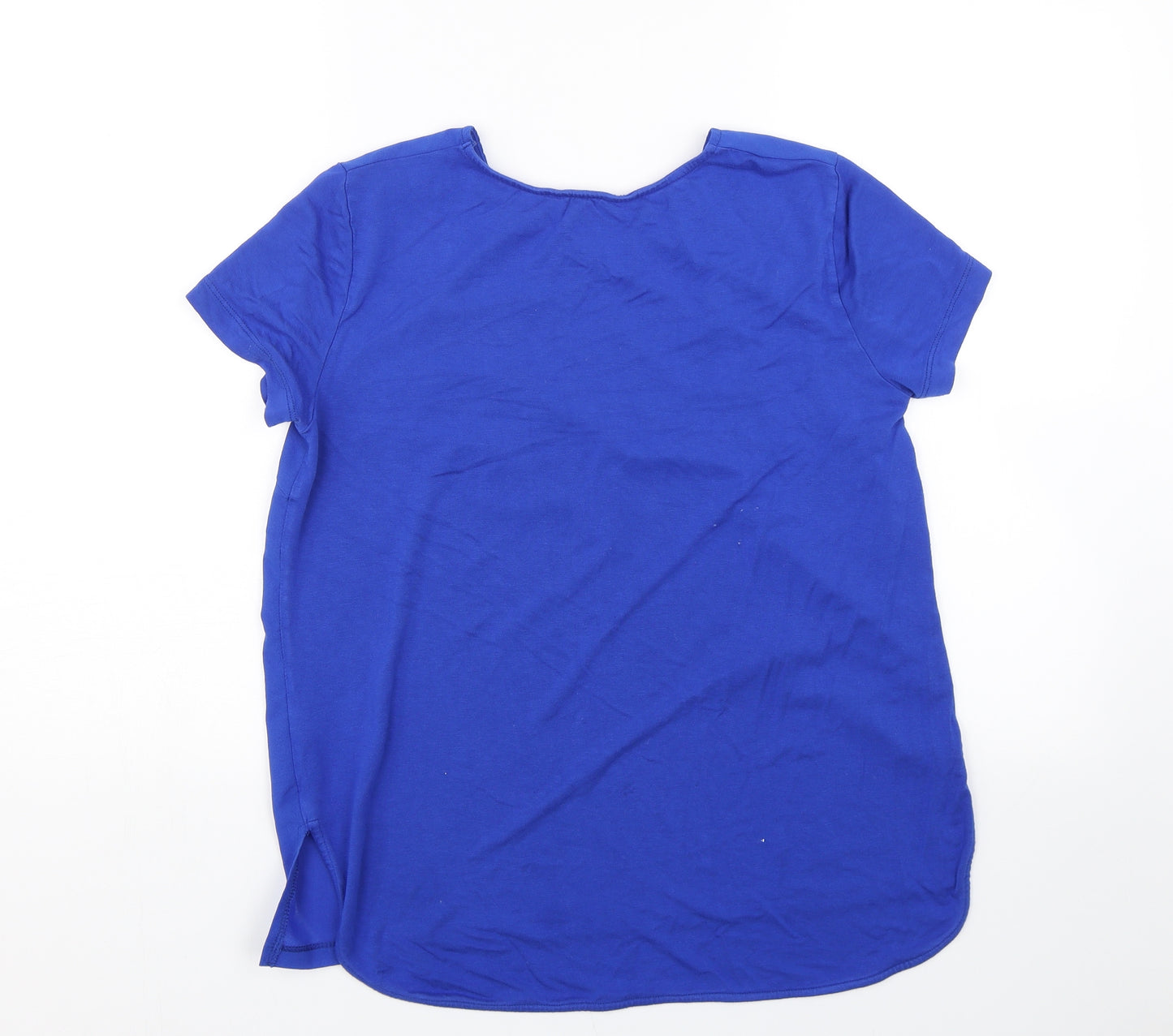 Peacocks Womens Blue   Basic T-Shirt Size 12