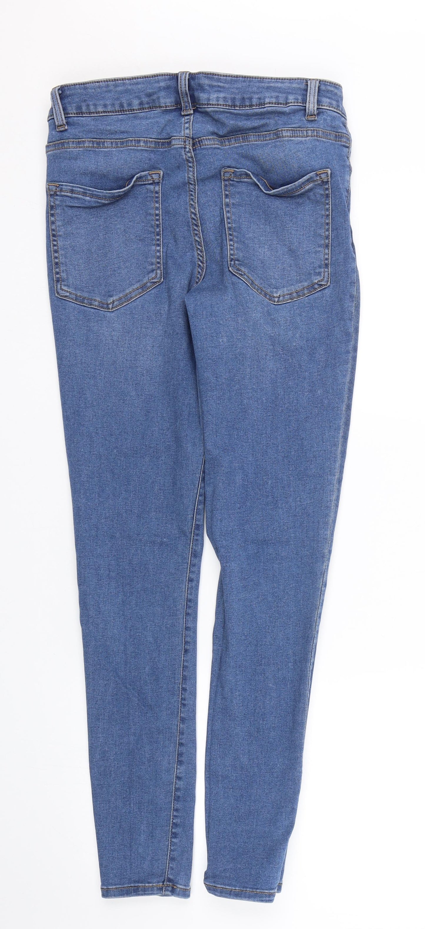 Pirmark Womens Blue  Denim Skinny Jeans Size 14 L26 in