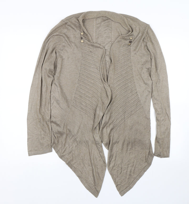 Per Una Womens Brown Cardigan Jumper Size 16