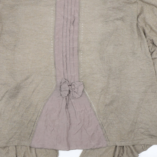 Per Una Womens Brown   Cardigan Jumper Size 16