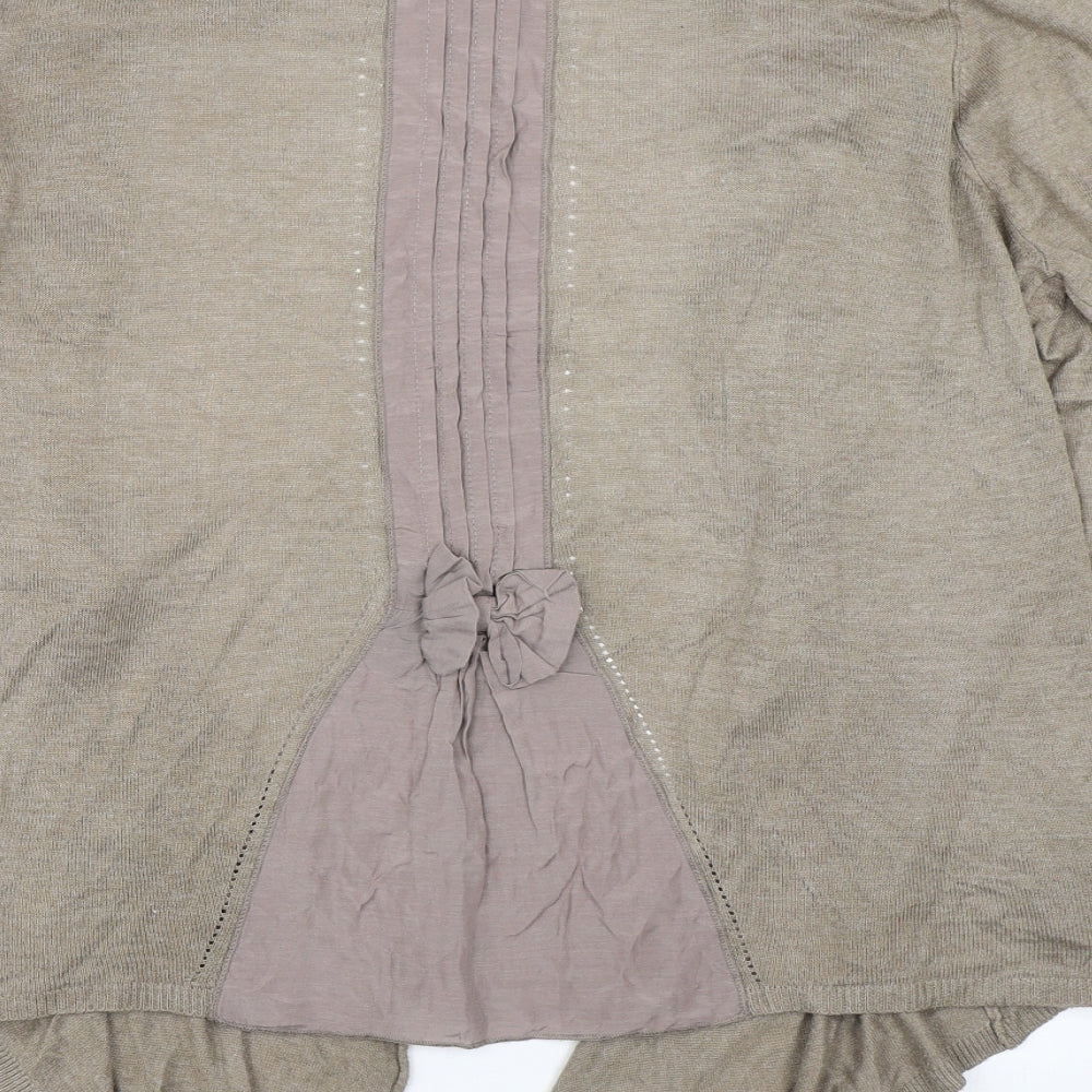 Per Una Womens Brown   Cardigan Jumper Size 16