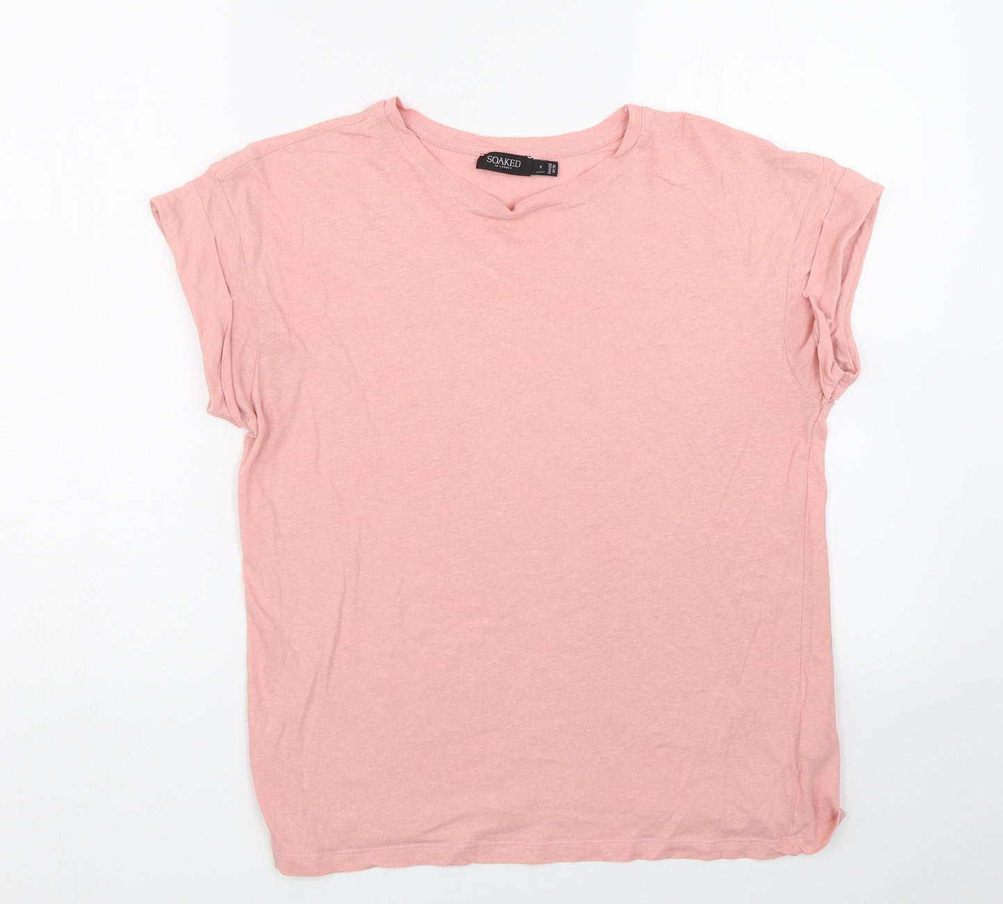 Soaked Womens Pink   Basic T-Shirt Size S