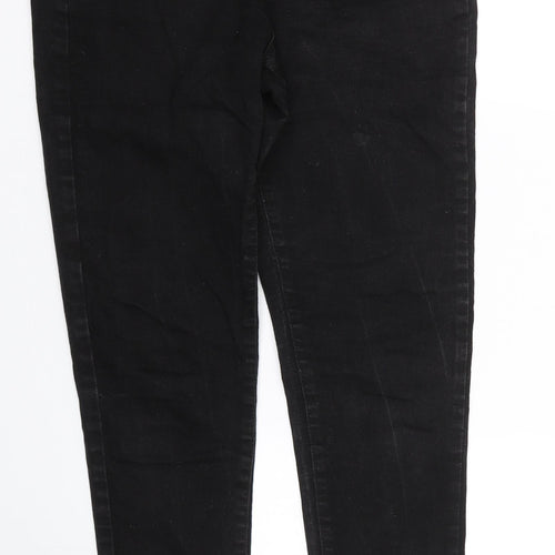 Very Womens Black  Denim Skinny Jeans Size 10 L24.5 in