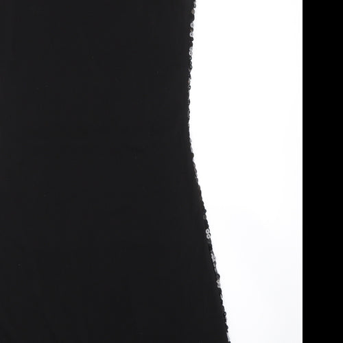 Hoowen Womens Black   Tank Dress  Size 10