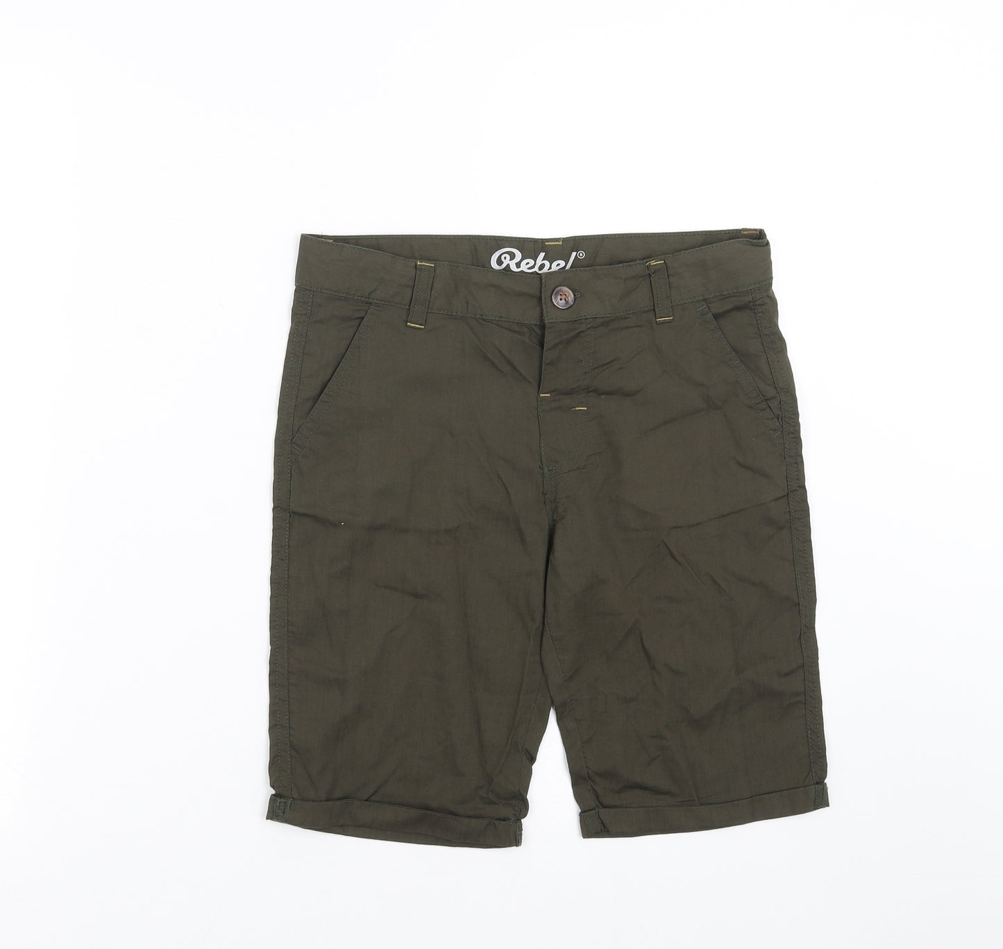Primark Boys Green   Bermuda Shorts Size 11-12 Years