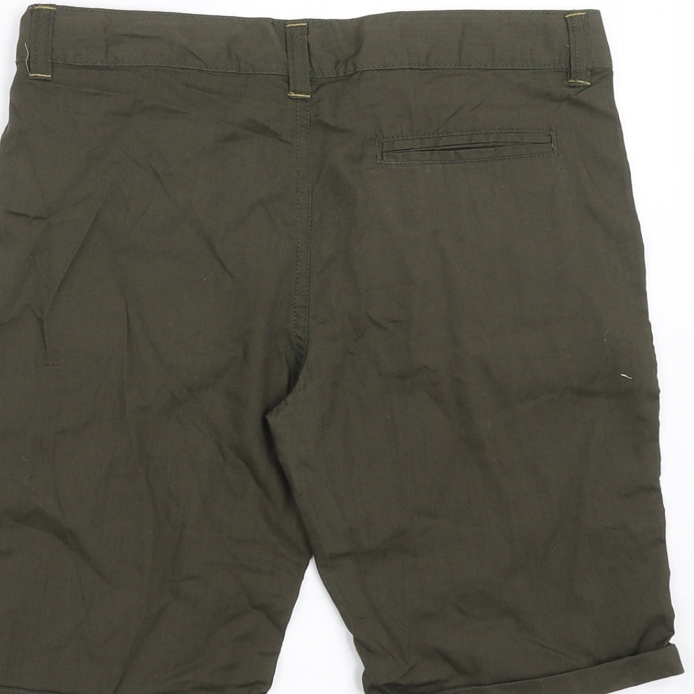 Primark Boys Green   Bermuda Shorts Size 11-12 Years