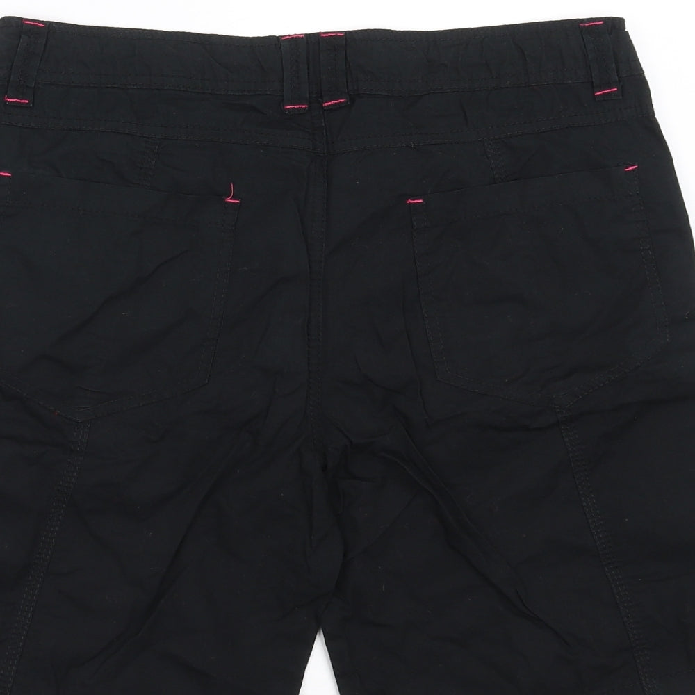Primark Womens Black   Cargo Shorts Size 12