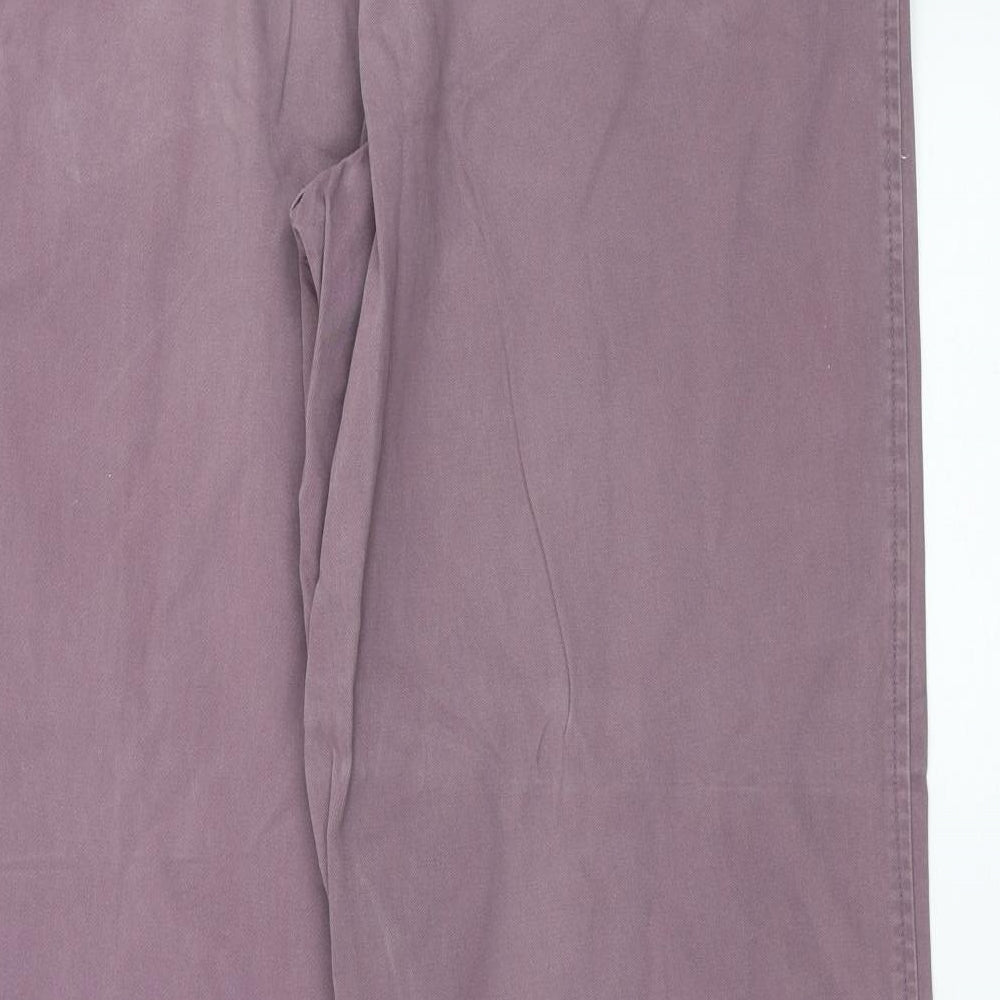 Maine New England Mens Purple   Chino Trousers Size 38 in L31 in