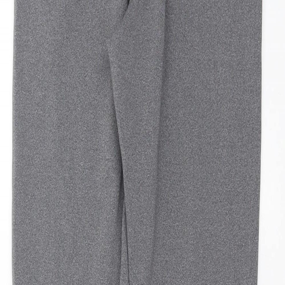 F&F Womens Grey   Compression Leggings Size 8 L27 in