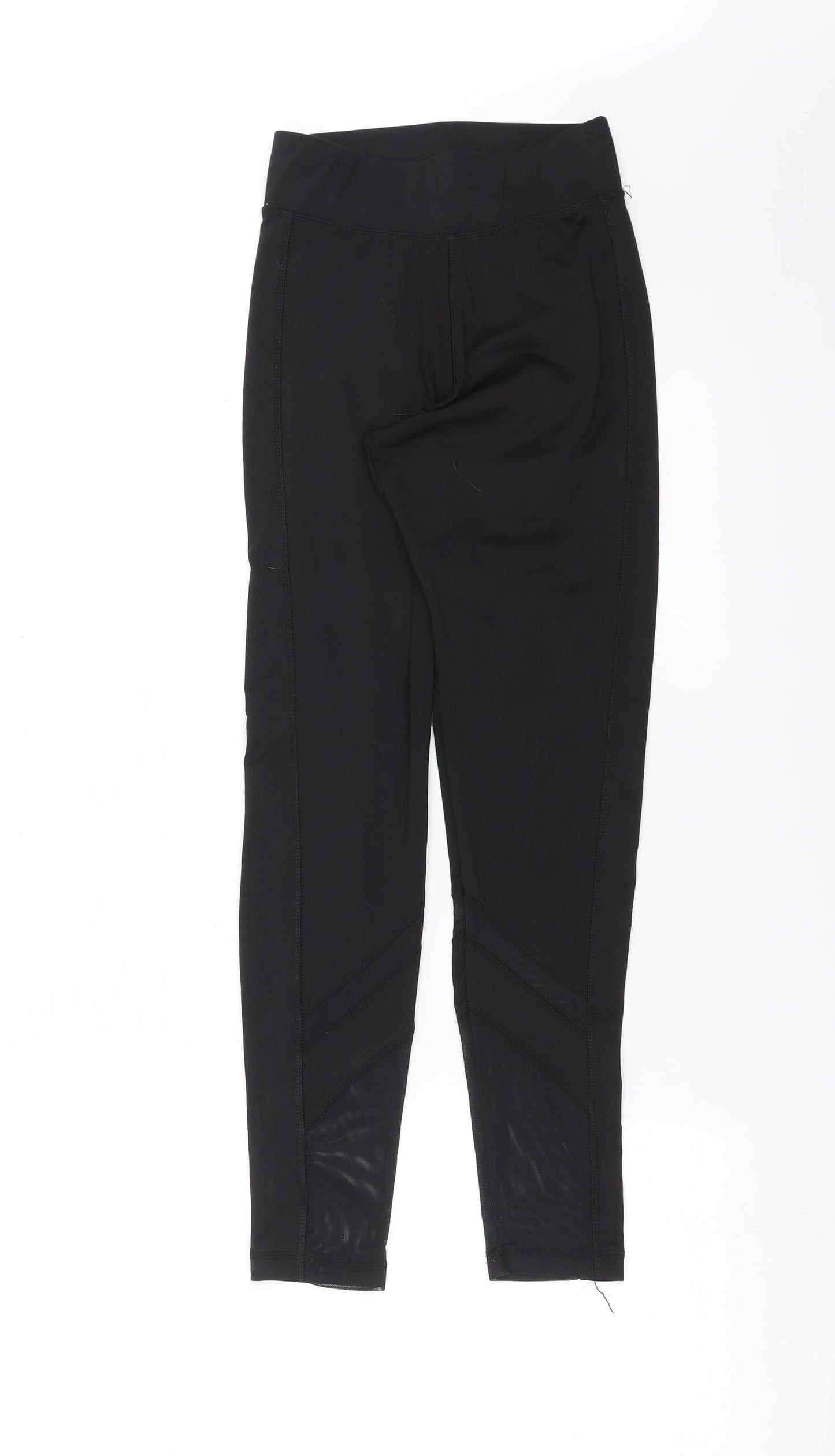 Peacocks Womens Black   Compression Leggings Size 8 L28 in