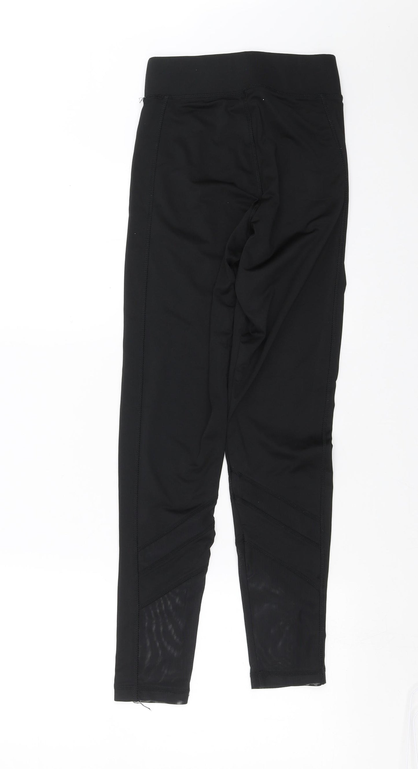 Peacocks Womens Black   Compression Leggings Size 8 L28 in