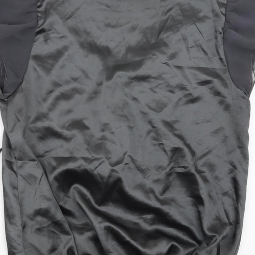 Marina Kaneva Womens Grey   Basic Blouse Size 8