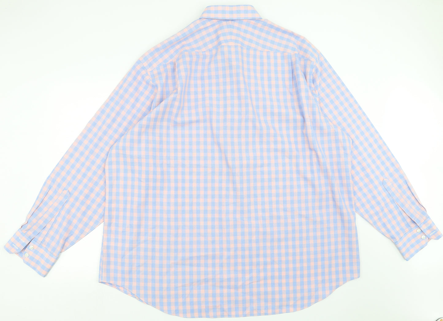 Charles Tyrwhitt Mens Pink Check   Dress Shirt Size 19