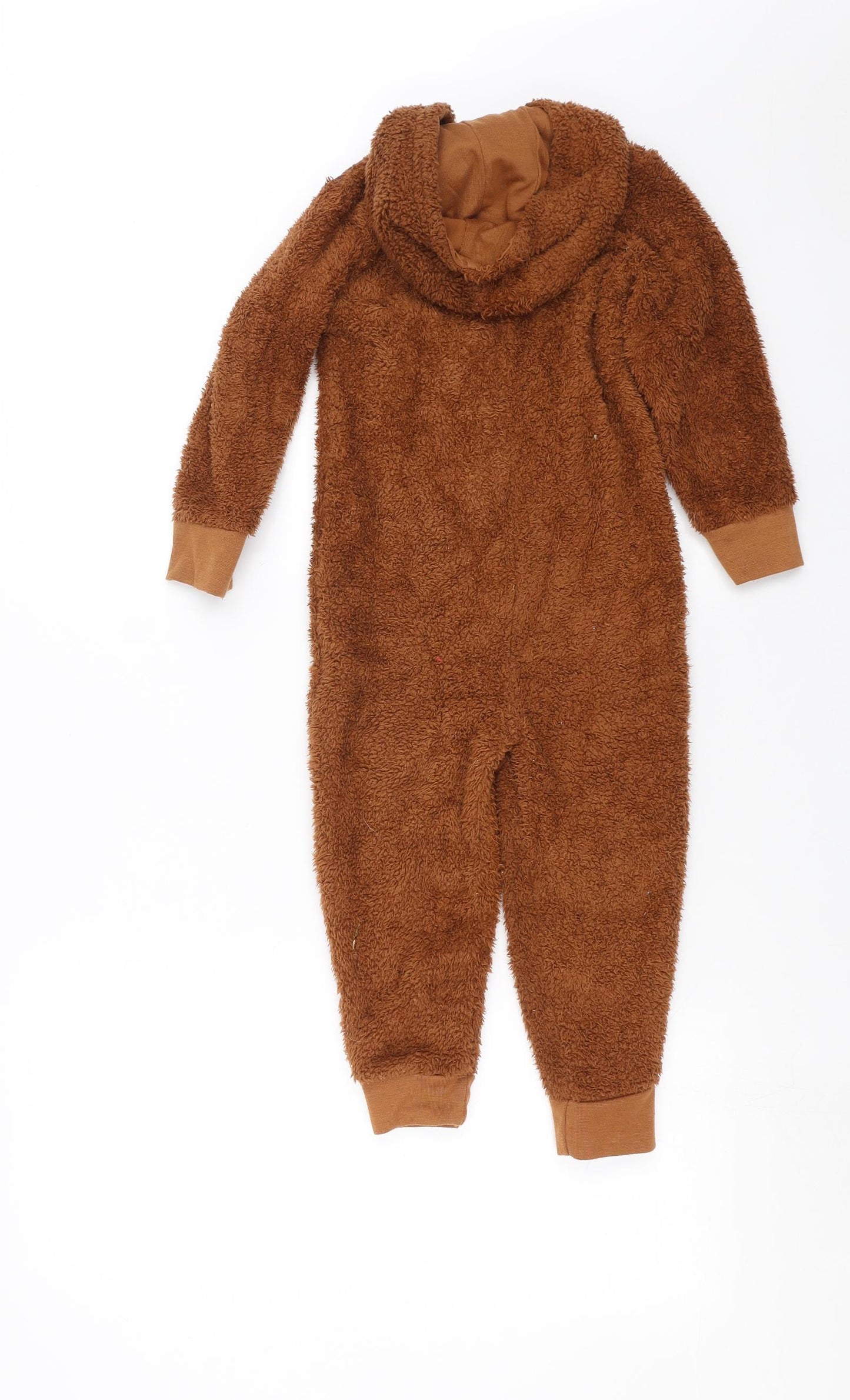 Star Wars Boys Brown Solid Fleece  One Piece Size 3-4 Years  - STAR WARS