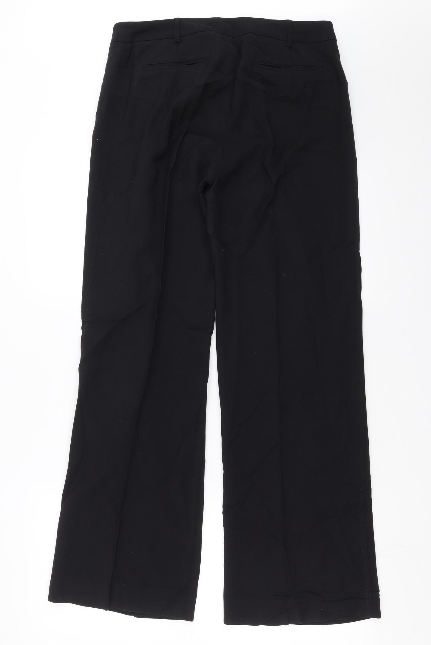 Max Mara Womens Black   Trousers  Size 12 L30 in