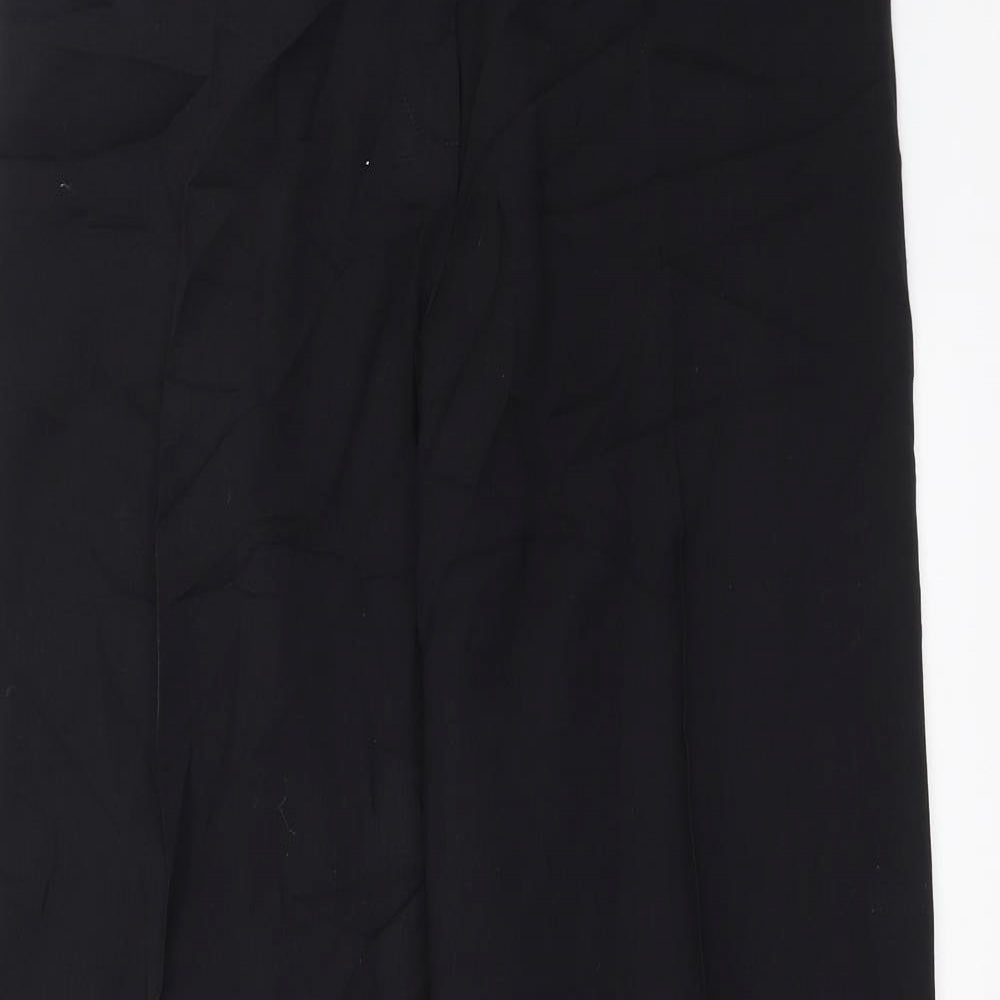Max Mara Womens Black   Trousers  Size 12 L30 in