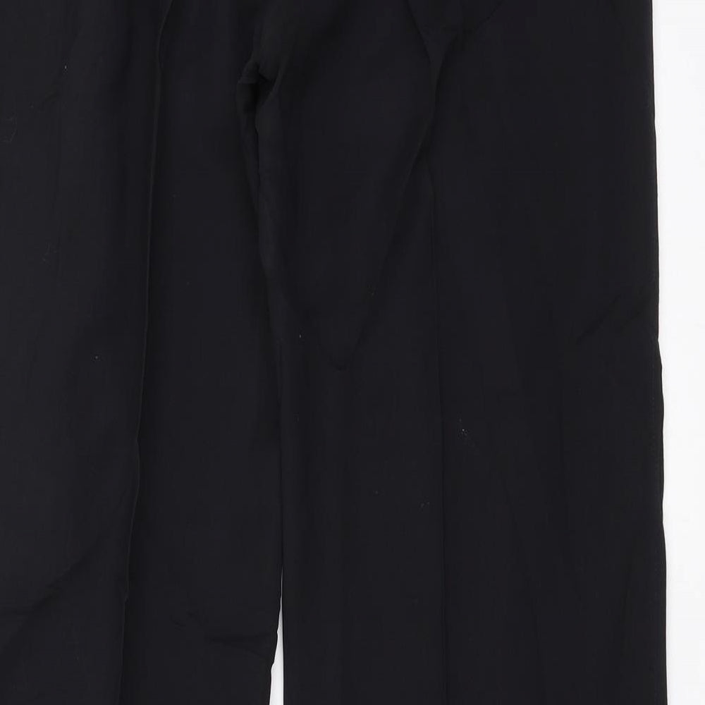 Max Mara Womens Black   Trousers  Size 12 L30 in