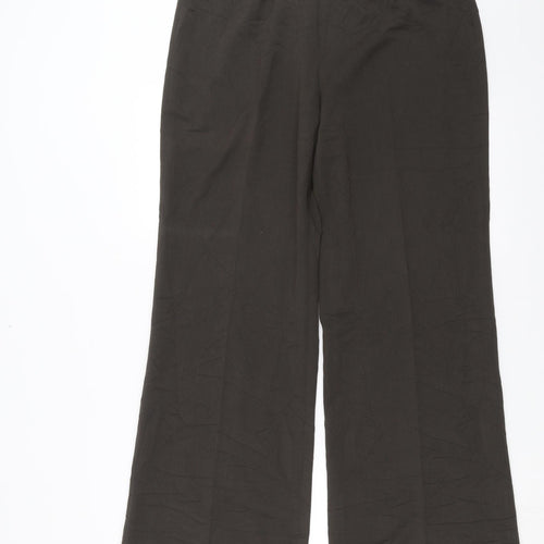 Emreco Womens Brown   Trousers  Size 16 L31 in