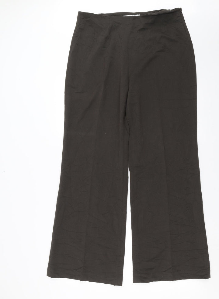 Emreco Womens Brown Trousers Size 16 L31 in