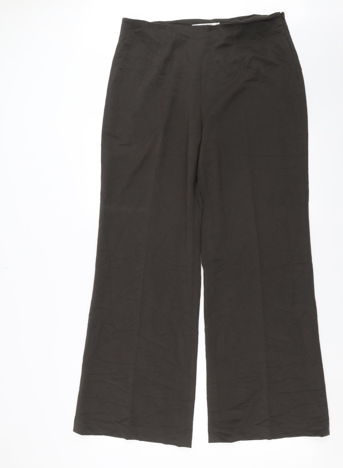 Emreco Womens Brown   Trousers  Size 16 L31 in