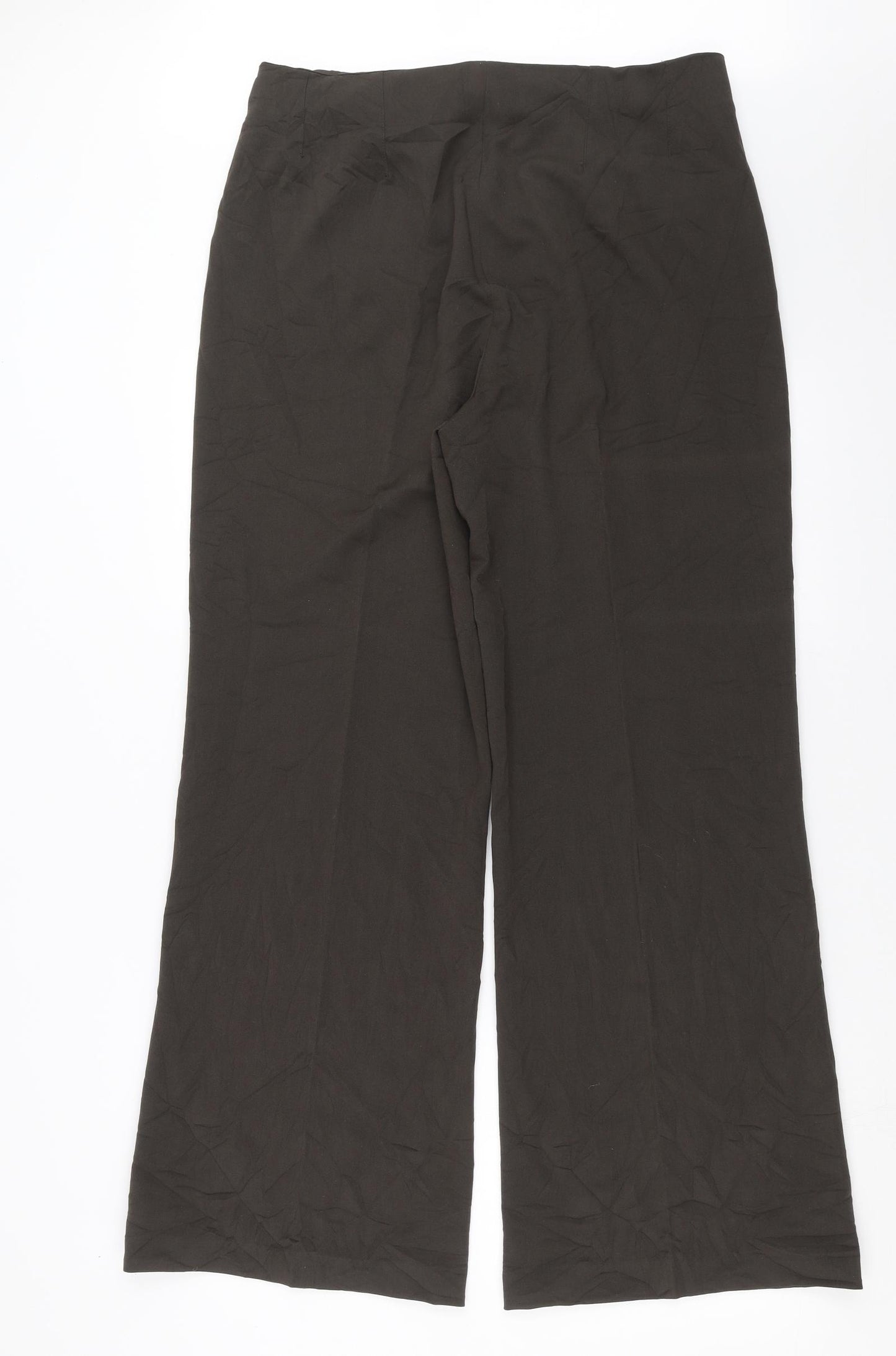 Emreco Womens Brown   Trousers  Size 16 L31 in